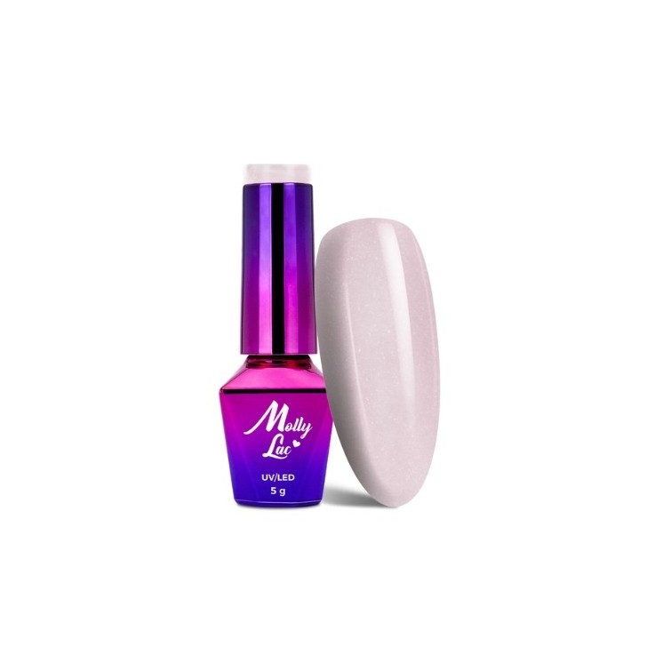 MollyLac /223/ Winter Crystalize hybride nagellak Sugar Blush 5 ml