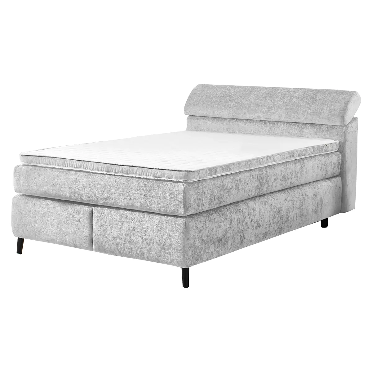 Boxspringbett Dora 140x200 Hellgrau