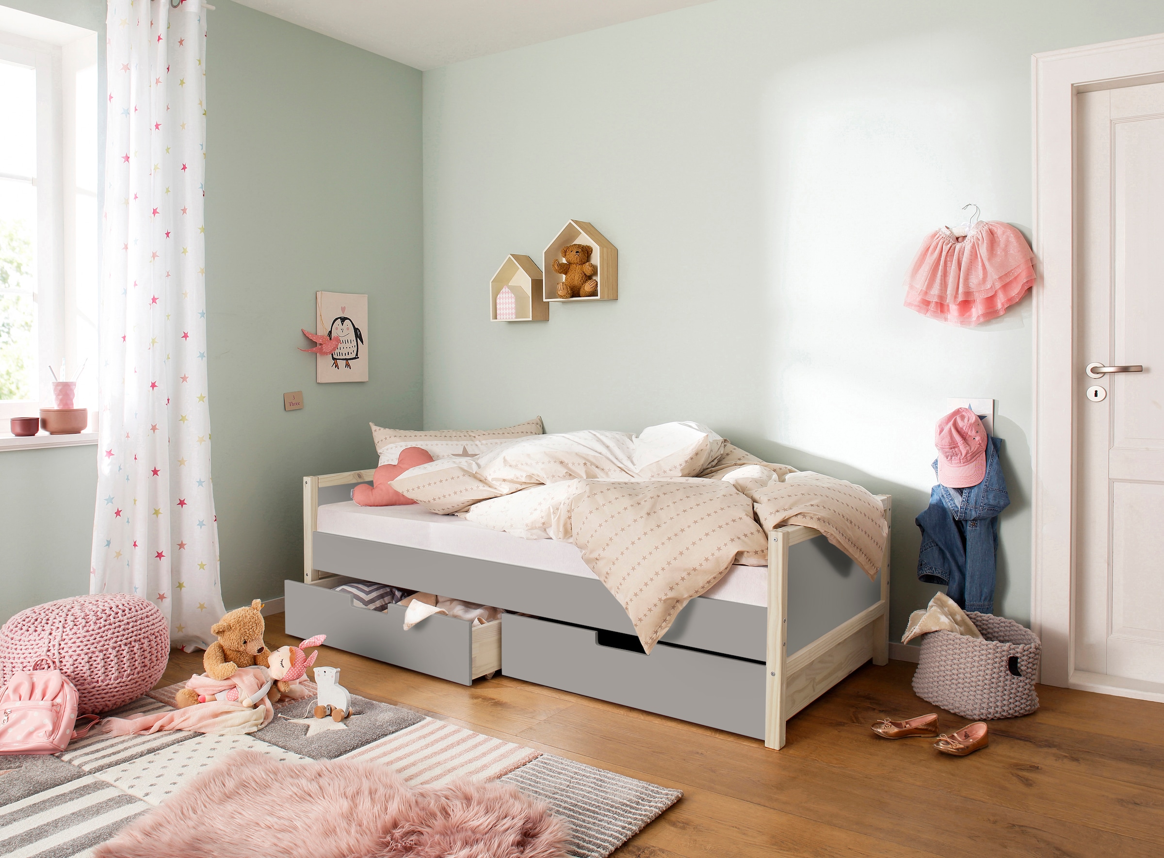 Lüttenhütt Daybett »Janne« Kiefernholz, in verschiedenen Farbvarianten, Liegefläche 90x200 cm