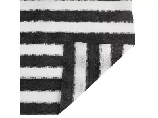 Filet brise-vue anthracite et blanc 1,8x50 m PEHD 195 g/m²