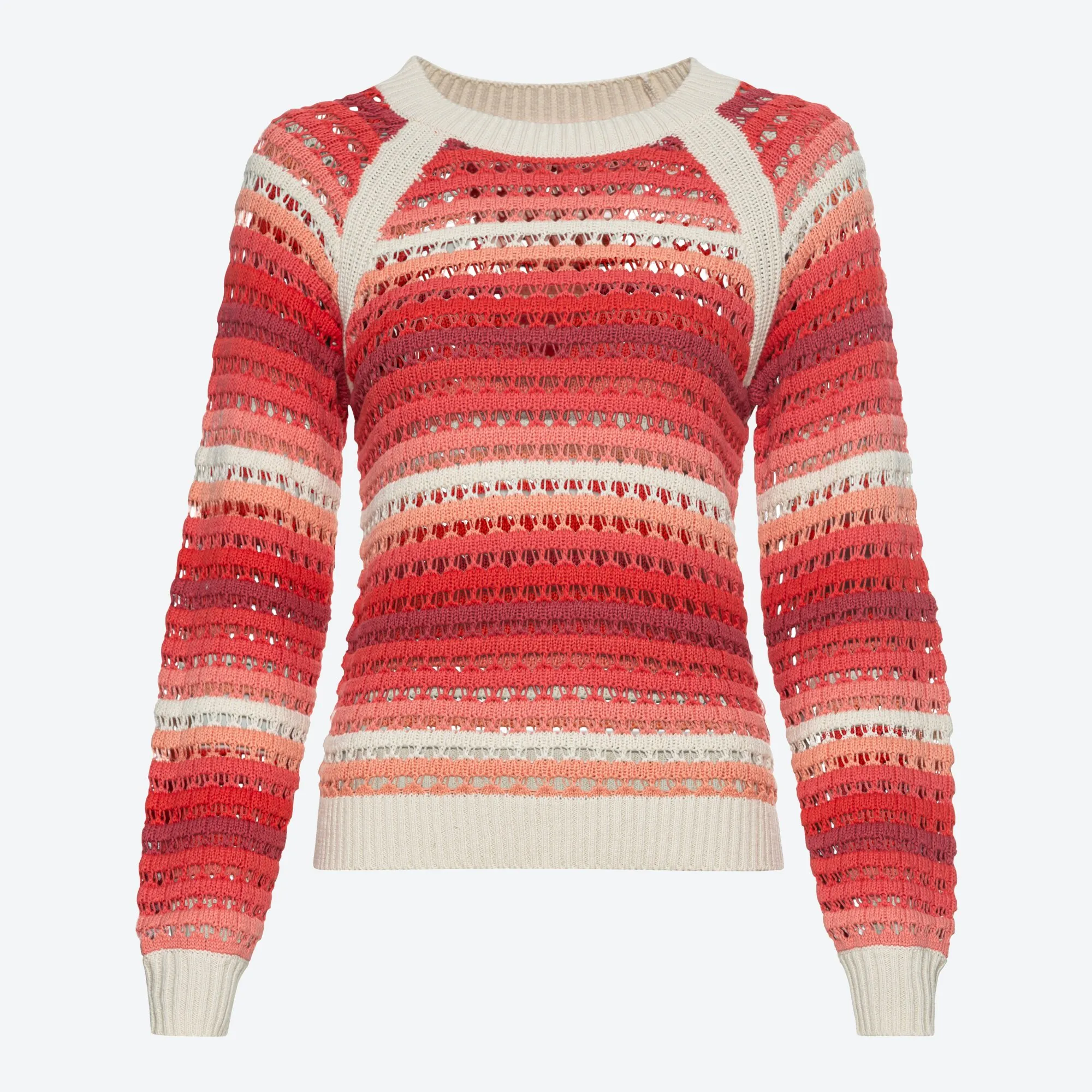 Damen-Pullover mit Ajour-Muster
