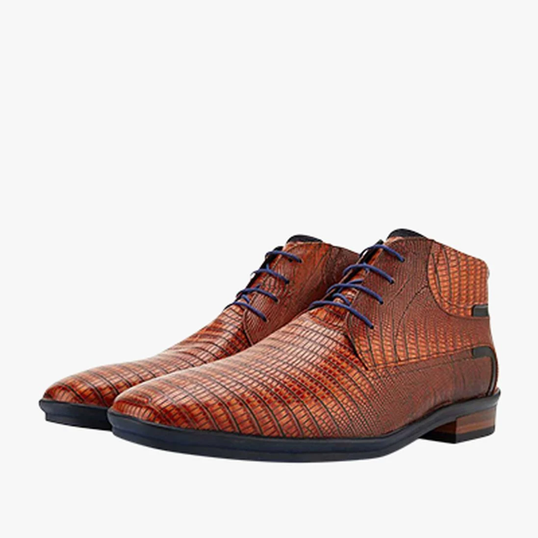 FLORIS VAN BOMMEL cognac floris van bommel nette schoenen sfm-50059