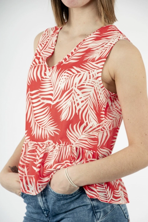 débardeurs molly bracken la436be21 jungle red orange