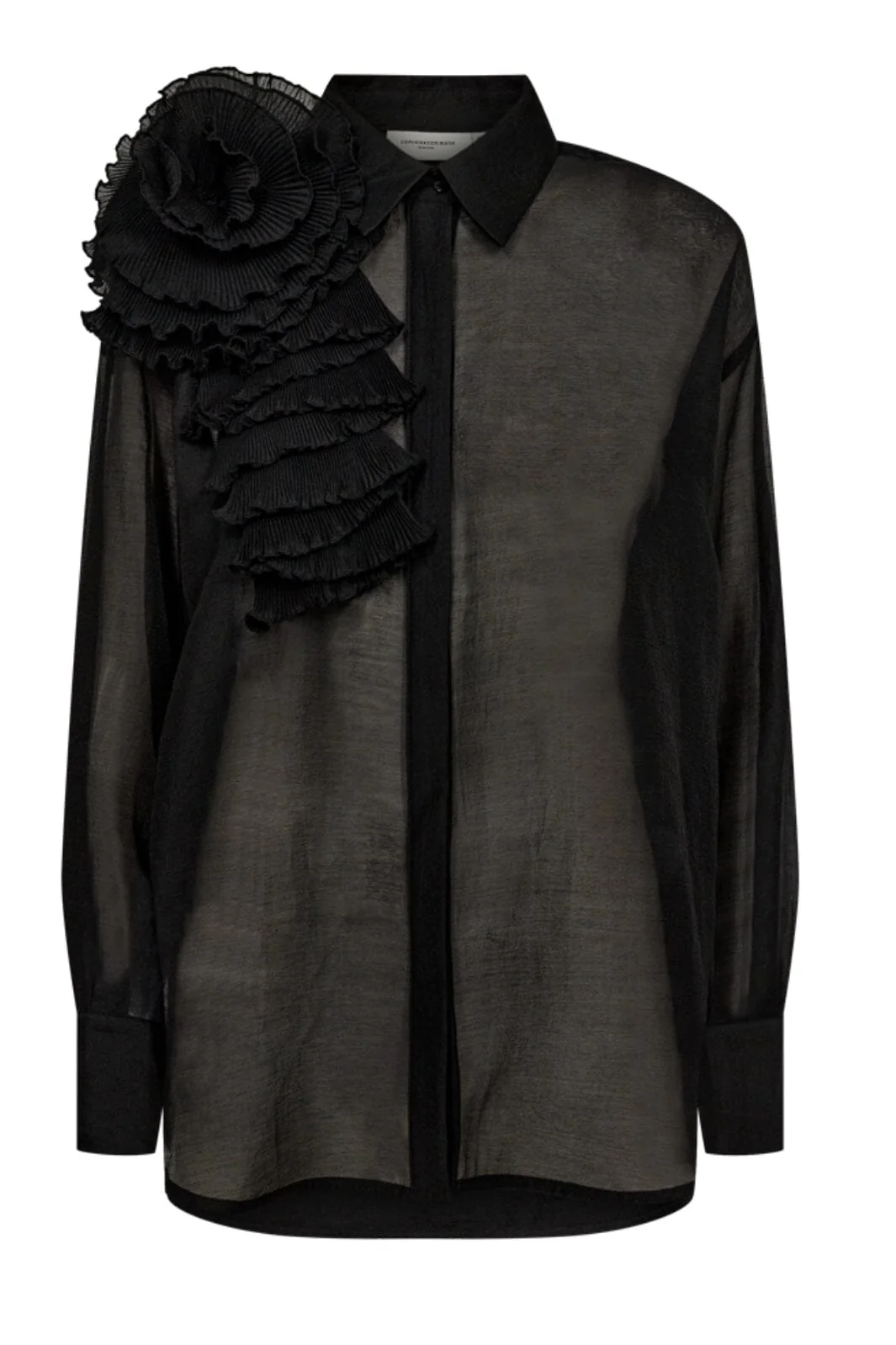 Copenhagen Muse Cmbluebell-Frill-Shirt 205246