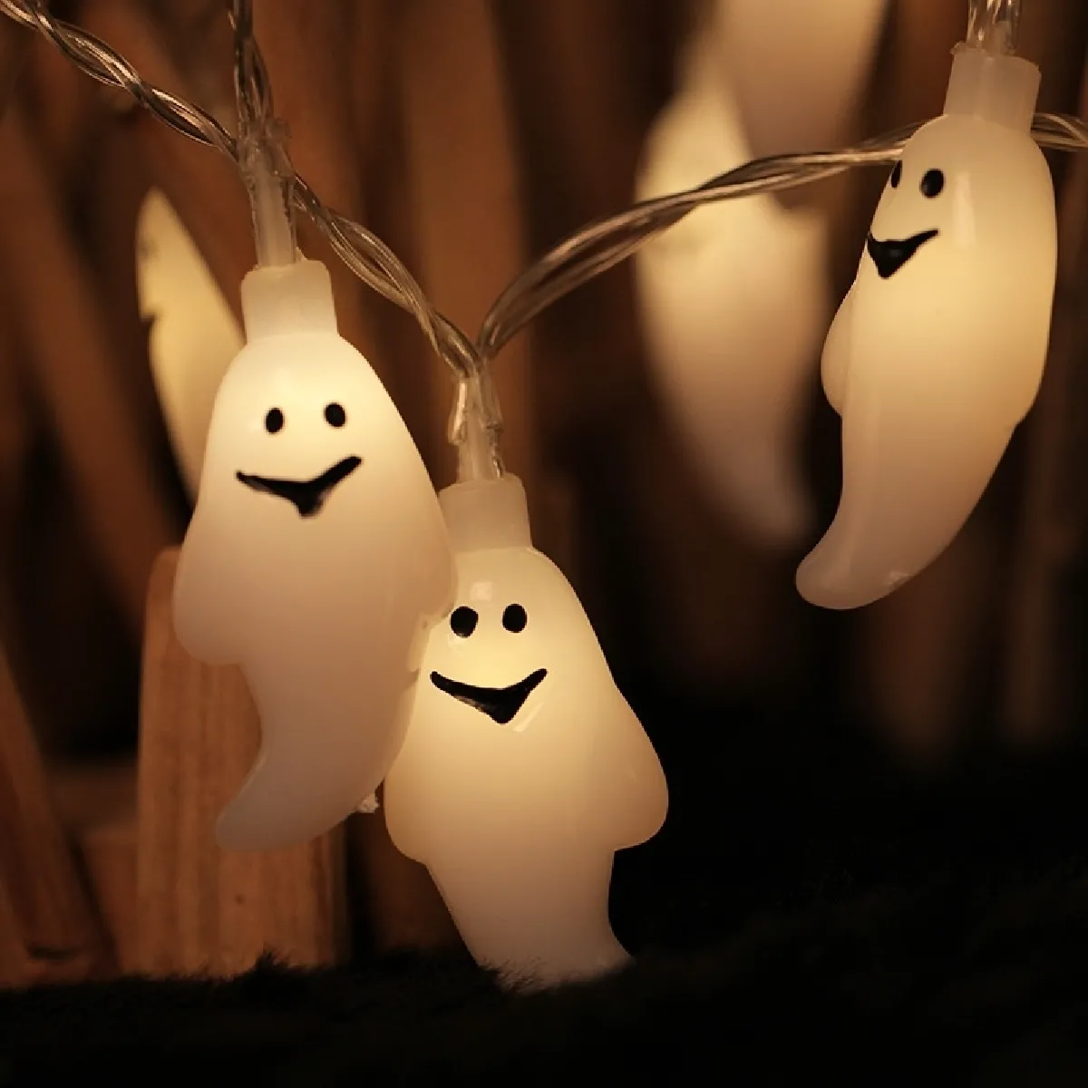 Wewoo guirlande LED Fantôme Blanc Chaleureux