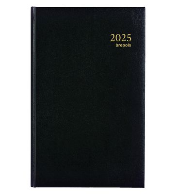 Agenda Lima Caravelle - 1 jour par page - 13 x 20,8 cm - noir - Brepols