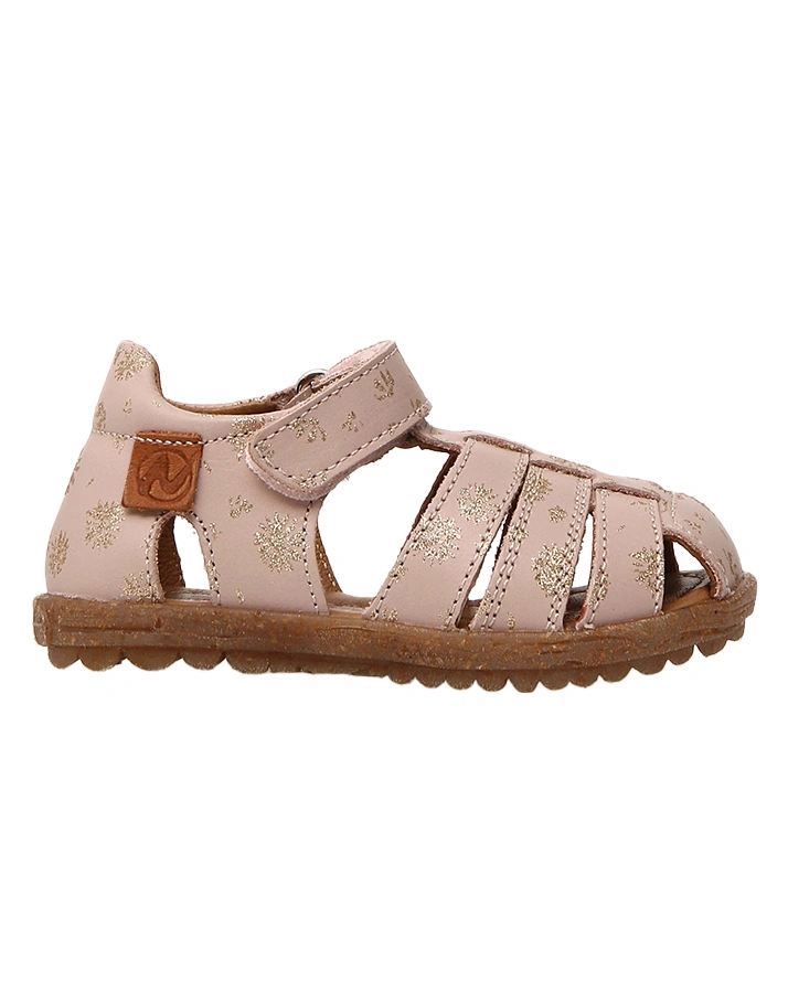 Klett-Sandalen DAISIES mit Zehenschutz in rosa