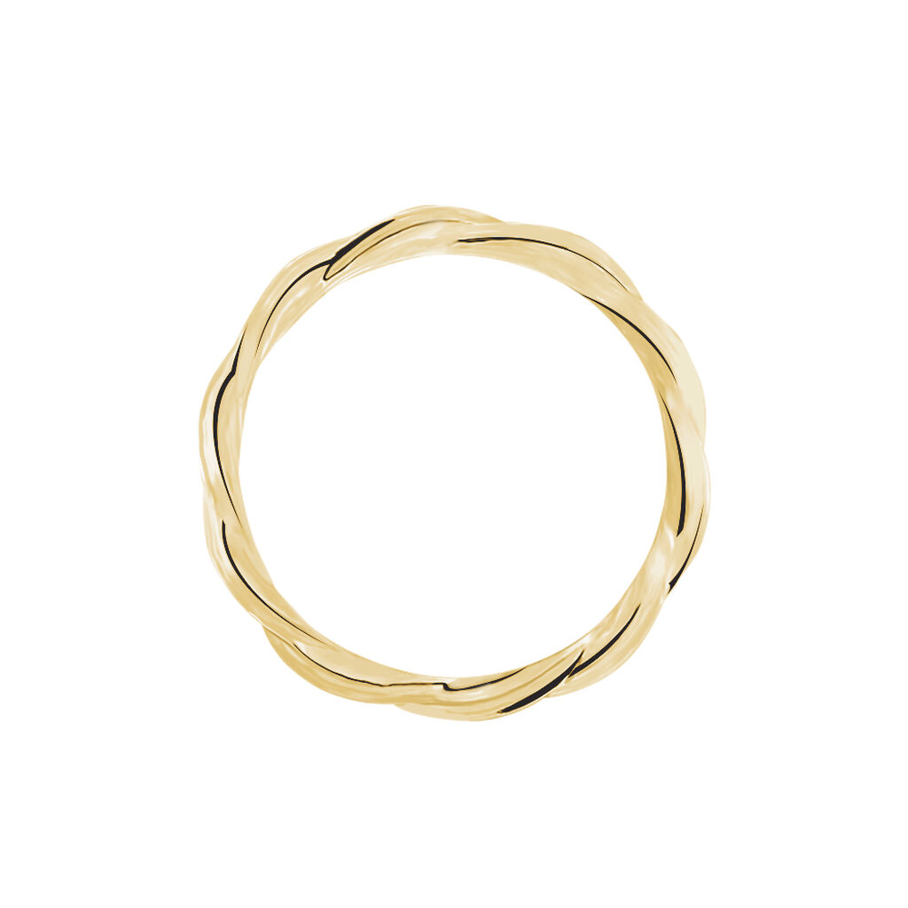 Bague Plaqué Or Jaune Ino