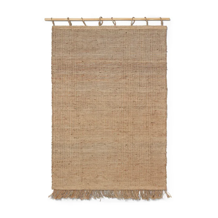 Ferm Living - Harvest Wandteppich Jute 165 x 100 cm, natural