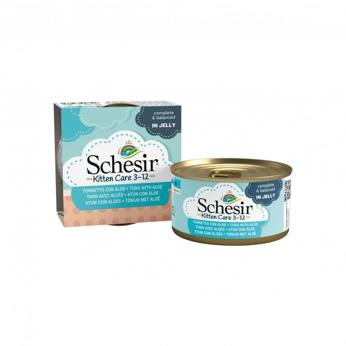 Schesir Pâtées en gelée Kitten - 14 x 85 g