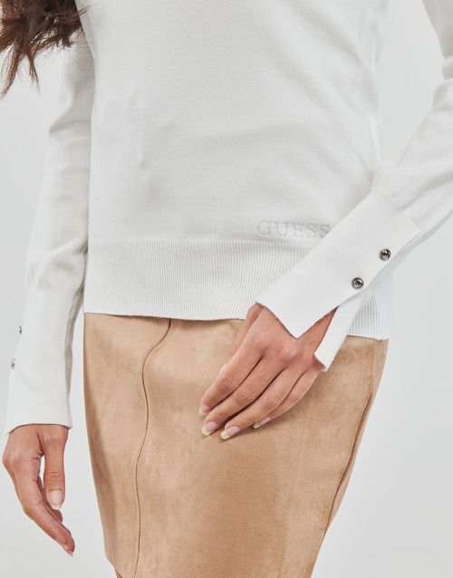 Guess - PAULE TN LS SWEATER - Blanc