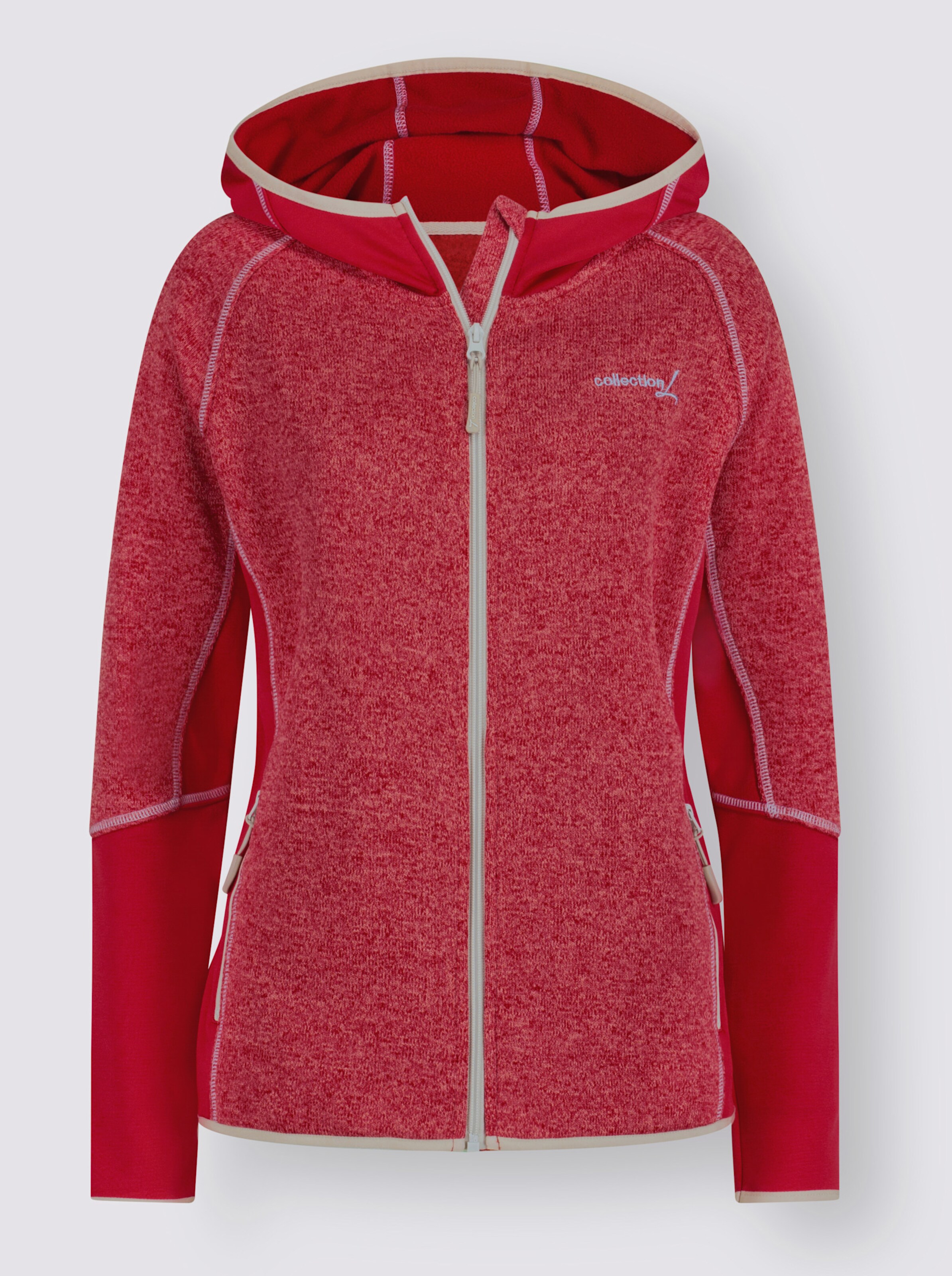 Strickfleecejacke
