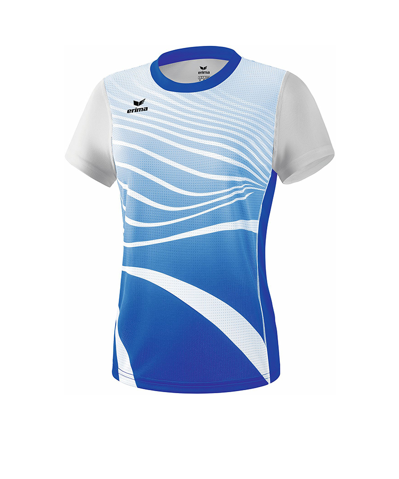 Erima T-Shirt Running Damen Blau Weiss