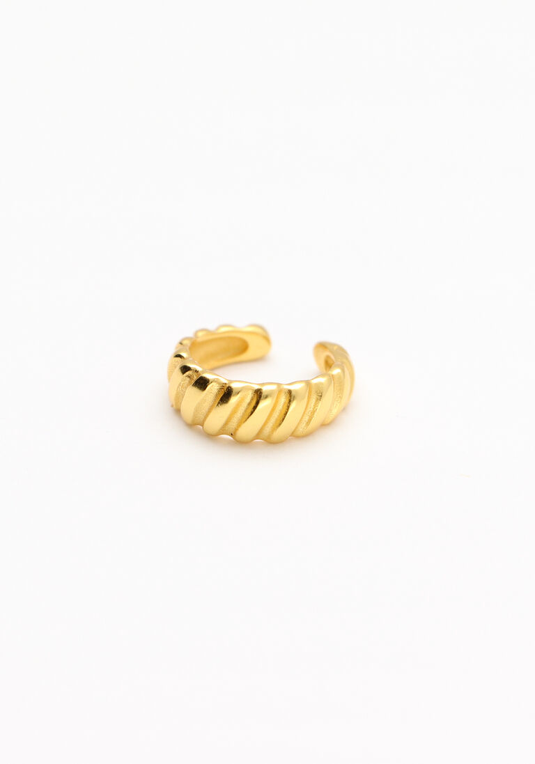 NOTRE-V gouden notre-v oorbellen omss22-032 earcuff