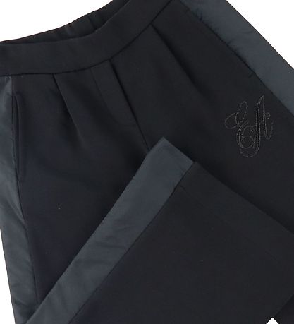 Emporio Armani Jogginghosen - 3/4 - Sorte m. Streifen