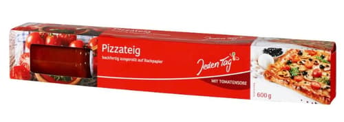 Jeden Tag Pizzateig mit Tomatensauce