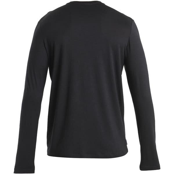 T-shirt randonnée ICEBREAKER M MERINO 150 TECH LITE III LS TEE PEAK GLOW BLACK