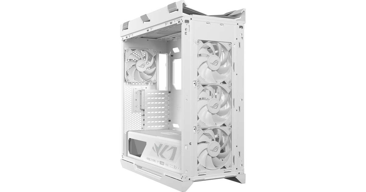 ASUSROG STRIX HELIOS II GX601S midi tower behuizing  (Wit | 4x USB-A | 2x USB-C | RGB | Tempered Glass)