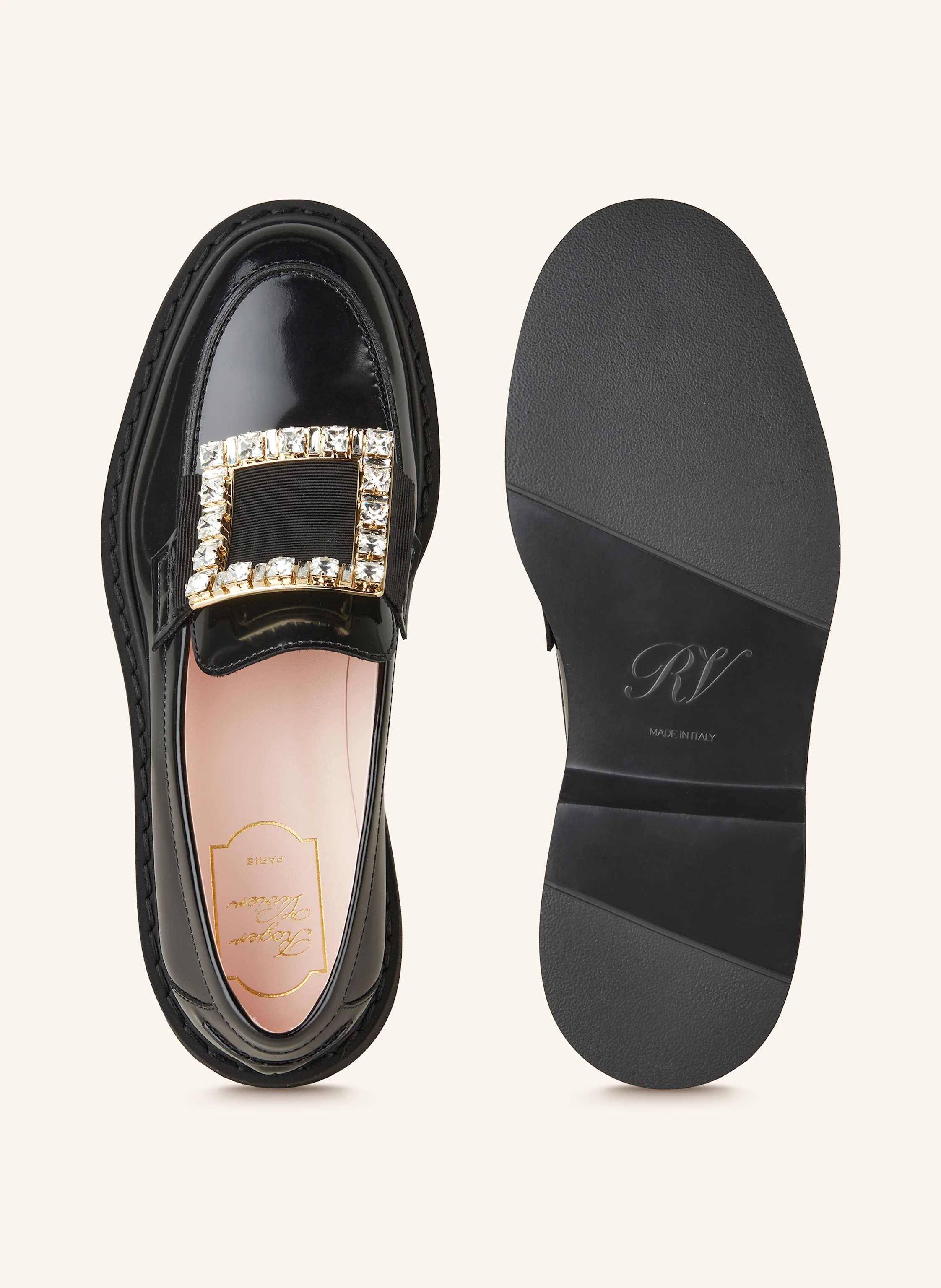 Roger Vivier Plateau-Loafer VIV‘ RANGERS mit Schmucksteinen