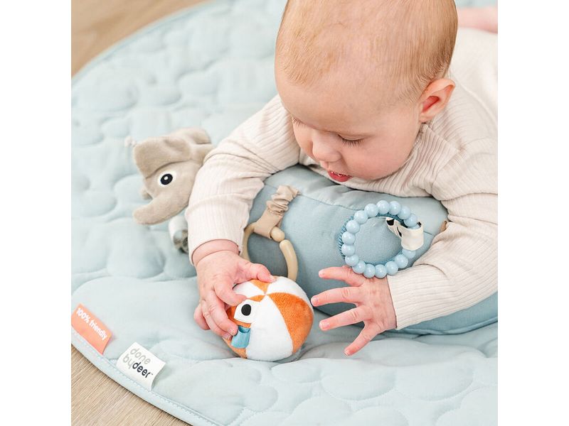 done by deer Tummy time Spielkissen Playground Blau Bauchlagekissen mit Spieleffekten