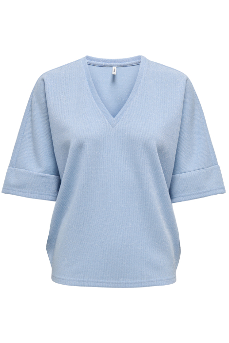 Only blauwe dames t-shirt