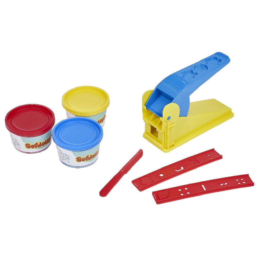 Pâte à modeler x3 avec machine à presse