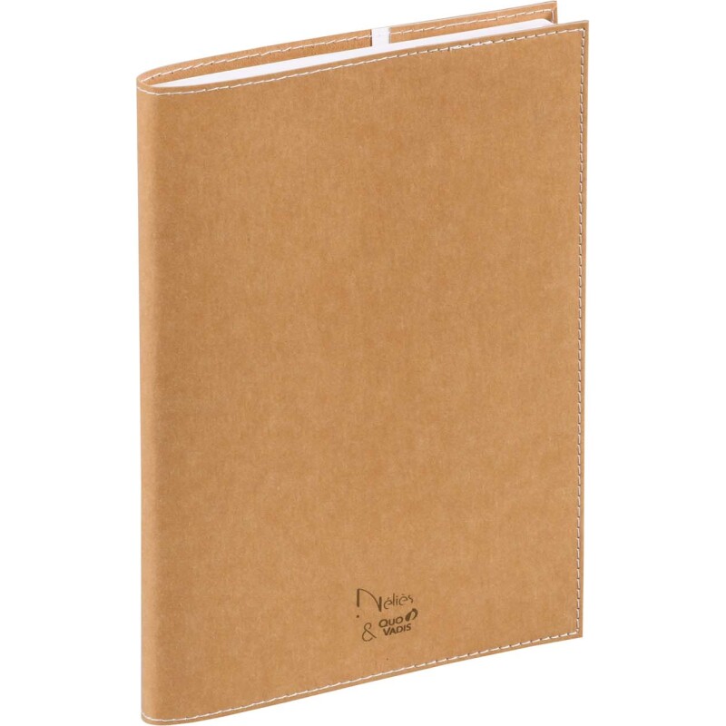 Quo Vadis - Carnet de notes - Nelies - Marron - Pages Lignées - 16x24 cm -  recyclé