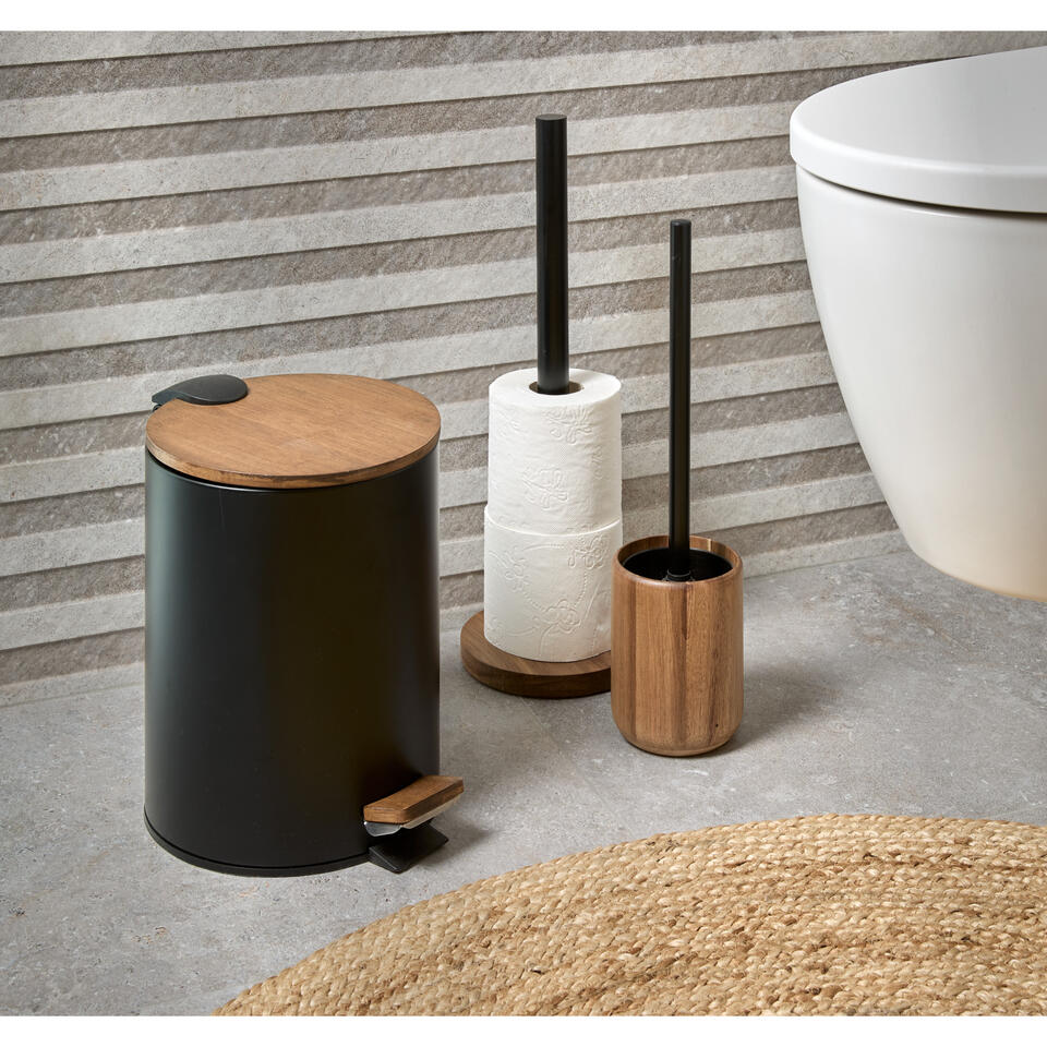 Toiletborstelhouder Bols Bruin/Zwart
