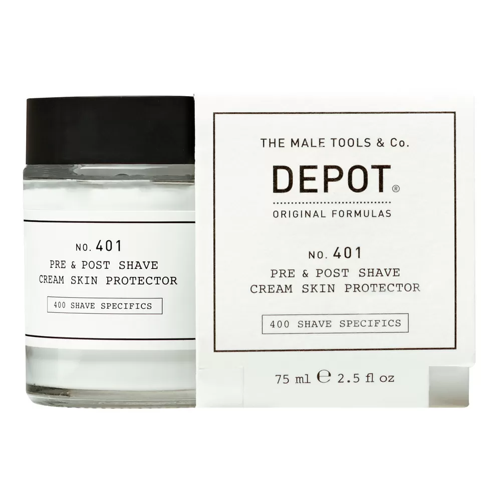 Depot 401 Pre & Post Shave Cream Skin Protector - 75 ml.