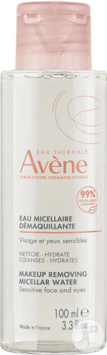 Avène Les Essentiels Eau Micellaire Démaquillante Visage Et Yeux Sensibles Flacon 100ml