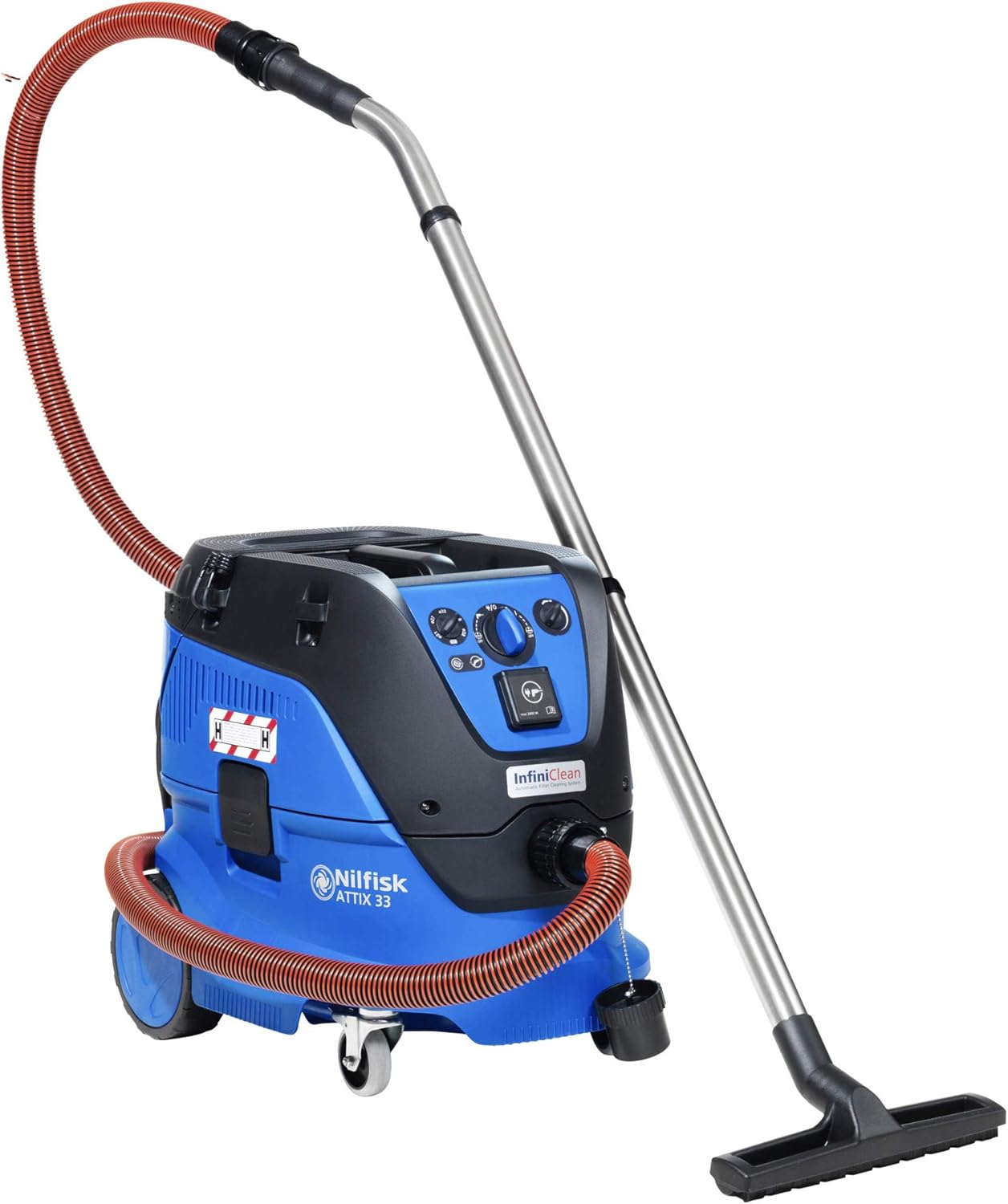 Nilfisk Sicherheitssauger ATTIX 33-2H IC 220-240V BG BAU ASBEST (Sauger / Industriesauger 1400 Watt, Behälter 30 l, InfiniClean) 107419012