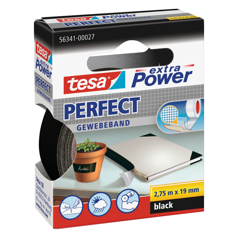 Tesa Gewebeband, 19 mm x 2.75 m