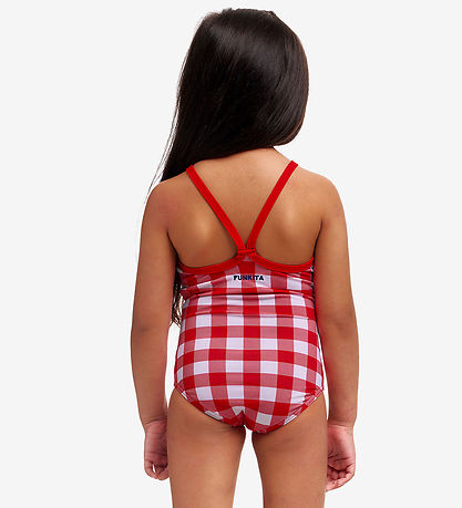 Funkita Bådedragt - Printed - UV50+ - Rød Checker