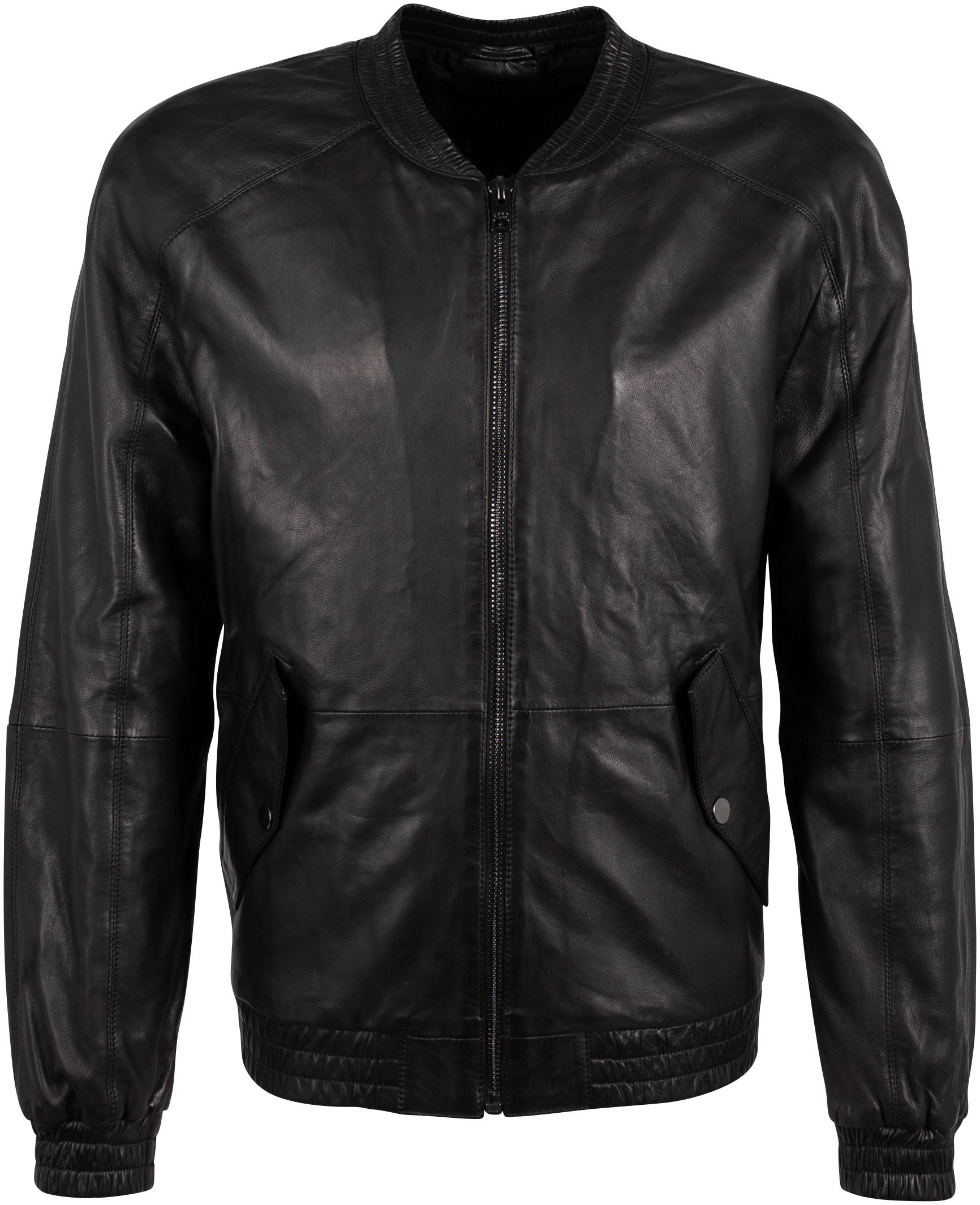 Mauritius Lederjacke »G2MAlaric LF« mit  Pattentaschen, Gummizug an den Bündchen