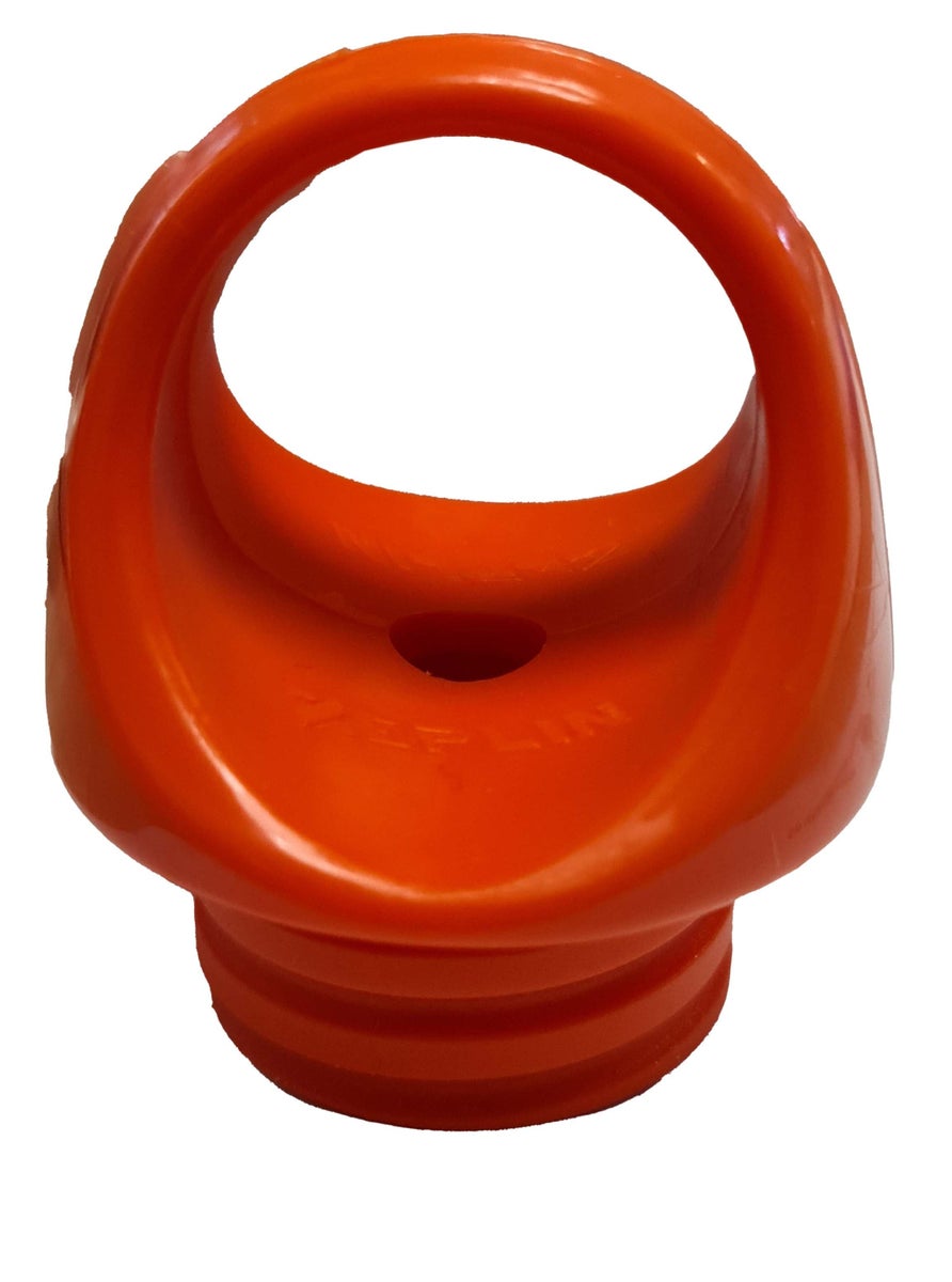 UvV-Flex afzetpaal 75cm oranje met drie reflecterende strepen incl. bevestiging en kettingoog / Aantal palen: 1