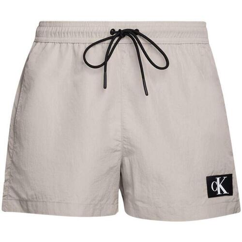 Calvin Klein Jeans - SHORT DRAWSTRING Beige