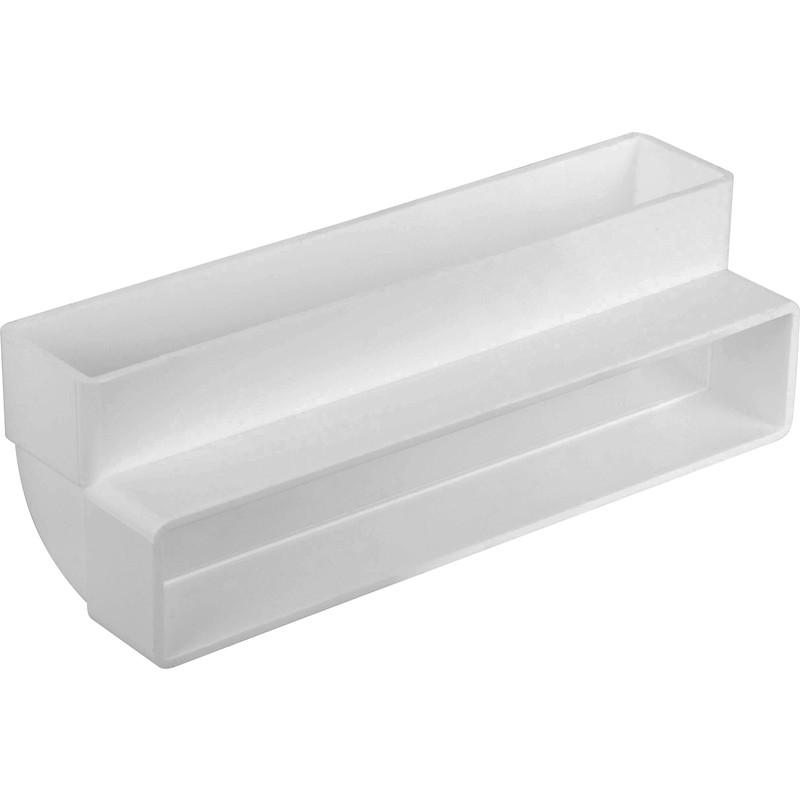 T125 verticale bocht 90° 204 x 60 mm