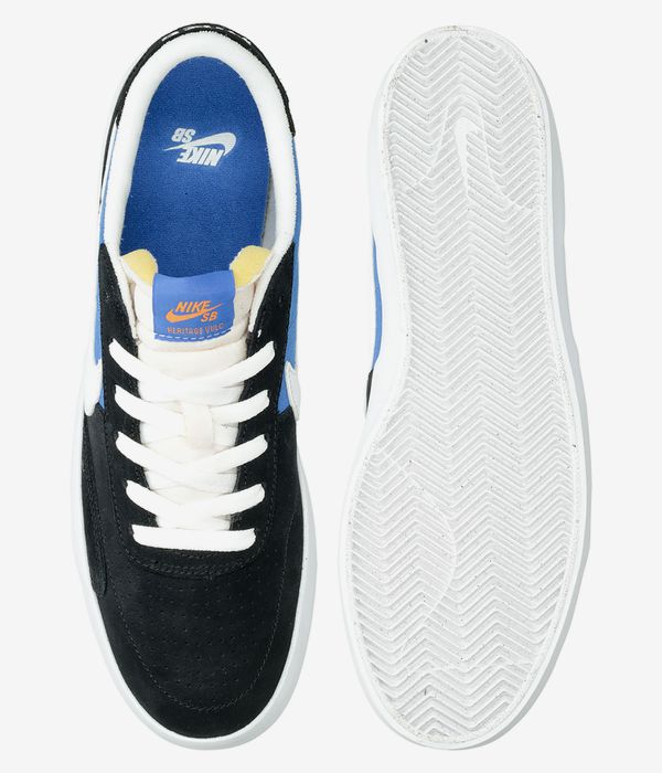 Nike SB Heritage Vulc Schuh (black white signal blue)