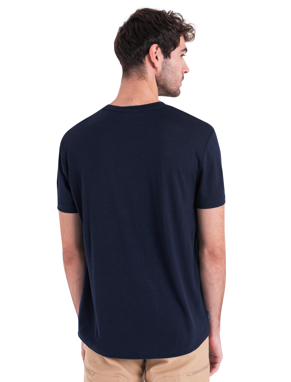 Icebreaker Merino 150 Tech Lite 3 SS Midnight Navy