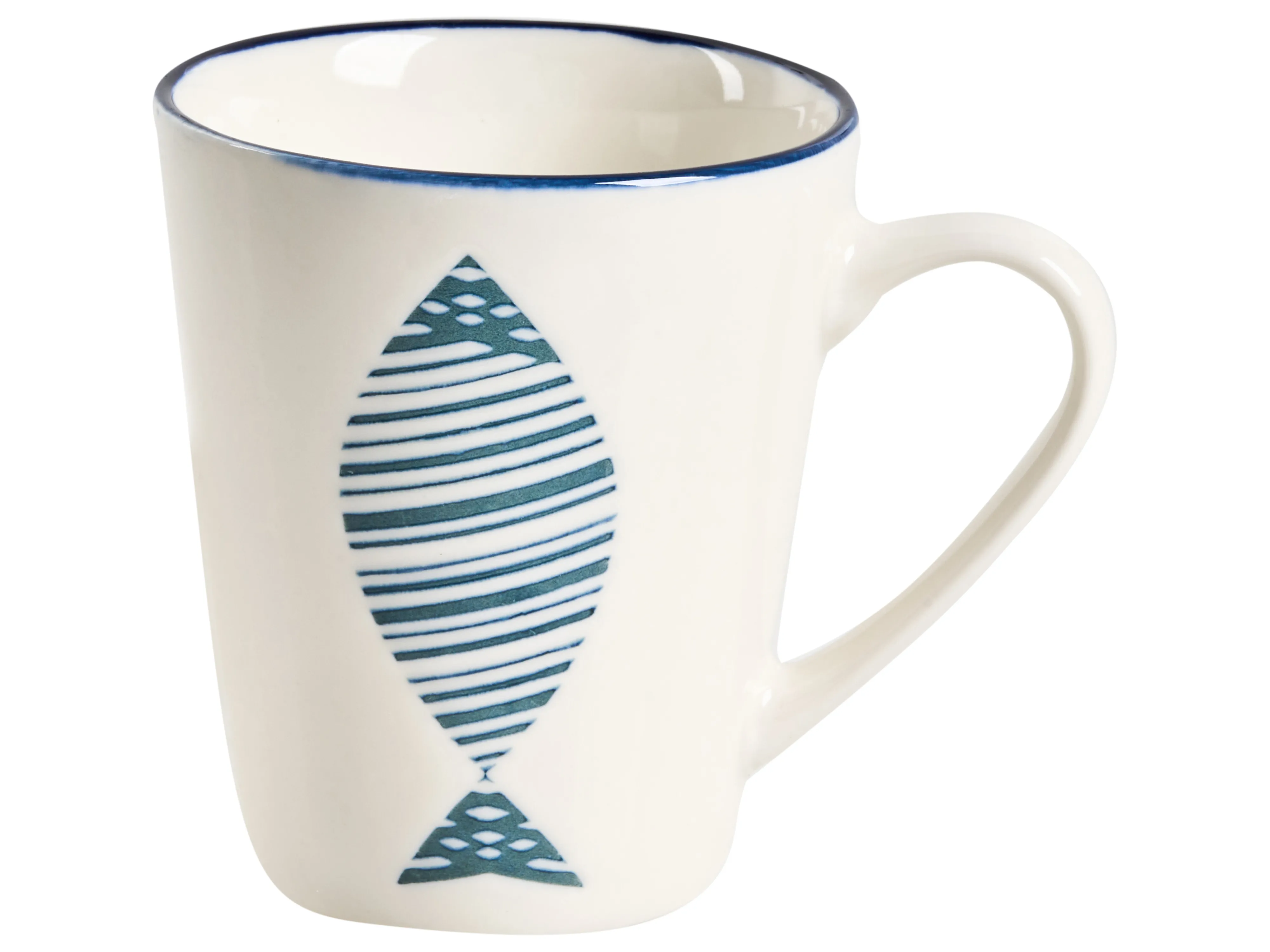 16-delige serviesset TAMARIND Porselein Wit/blauw