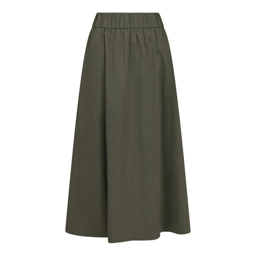 Neo Noir Yara Poplin Nederdel, Army, 34