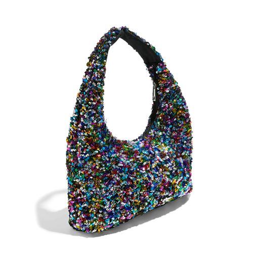 Pieces Milla Glitter Skuldertaske, Beetroot Purple