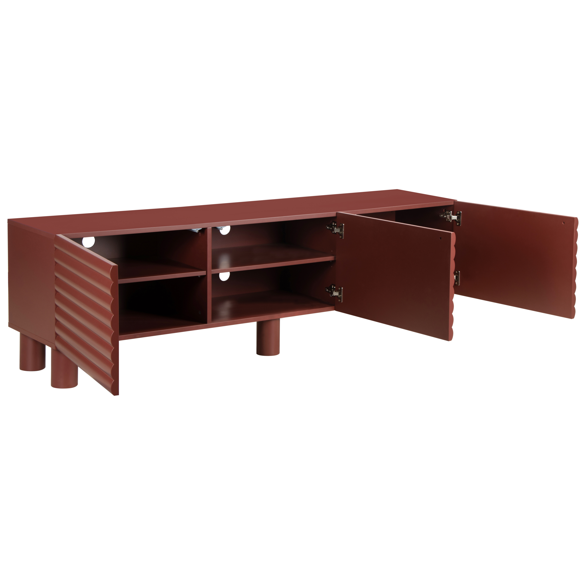 Pre-order Tv-meubel Row 180 cm bordeaux