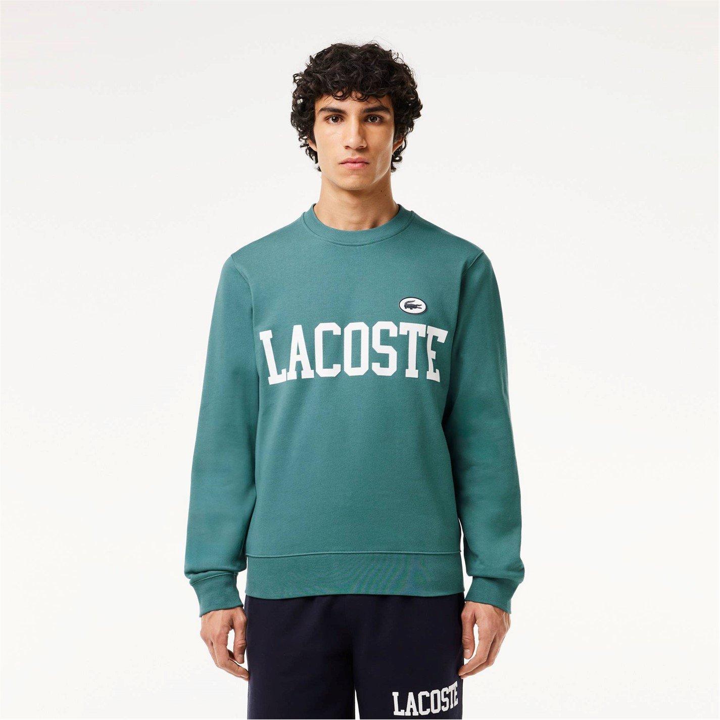 Lacoste Flocked Fleece Sweatshirt