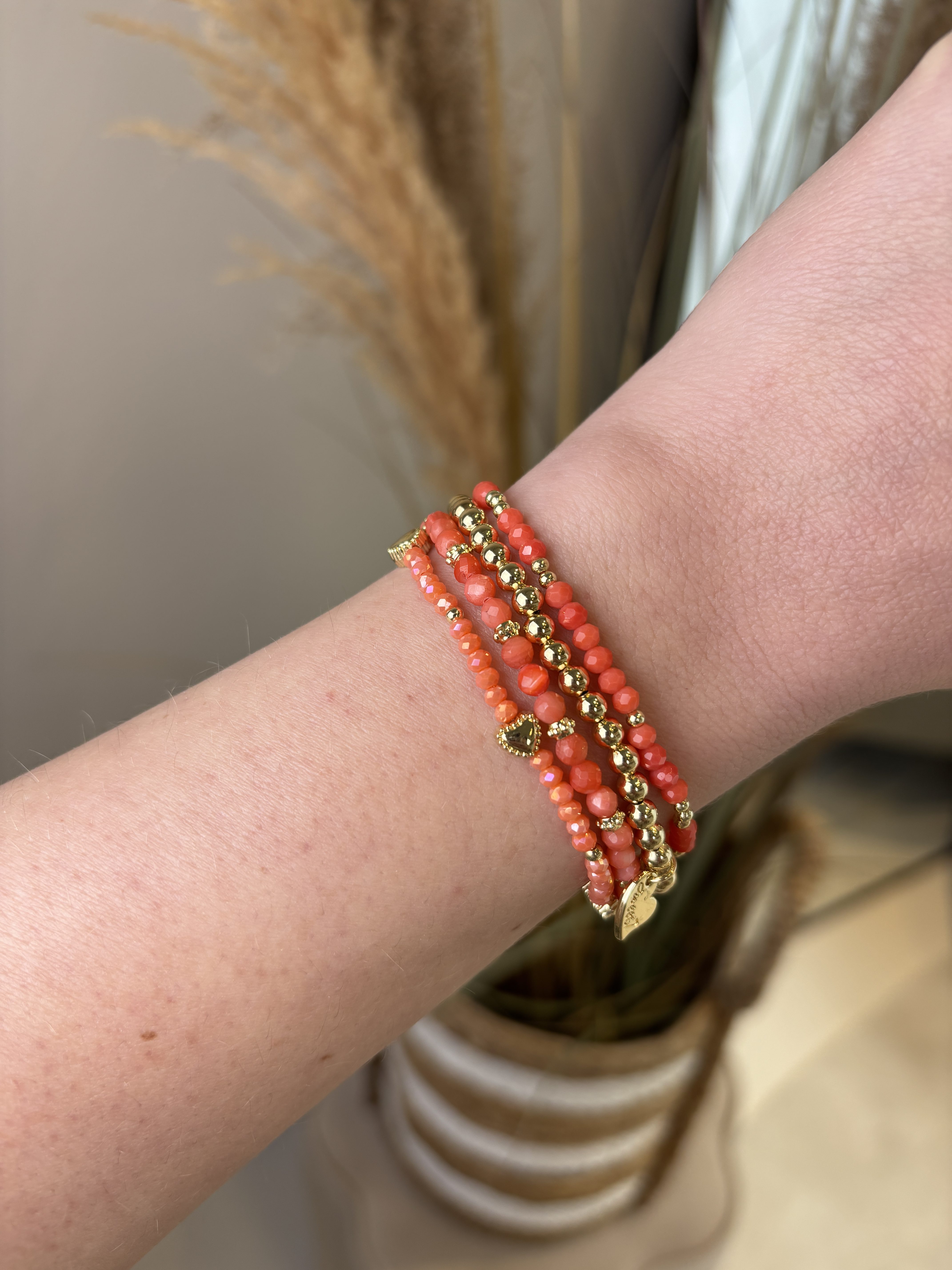 Oranje Armbanden Set