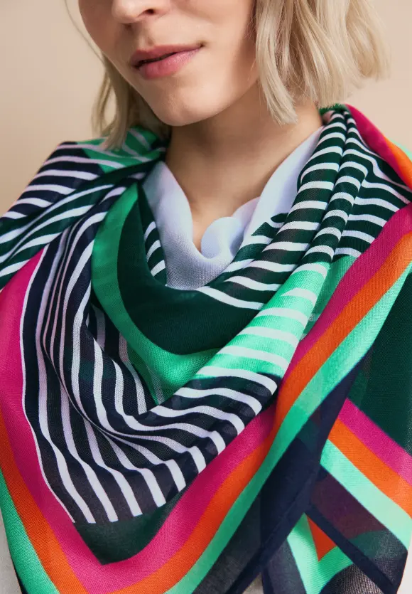 Halstuch mit Print - multicolor
