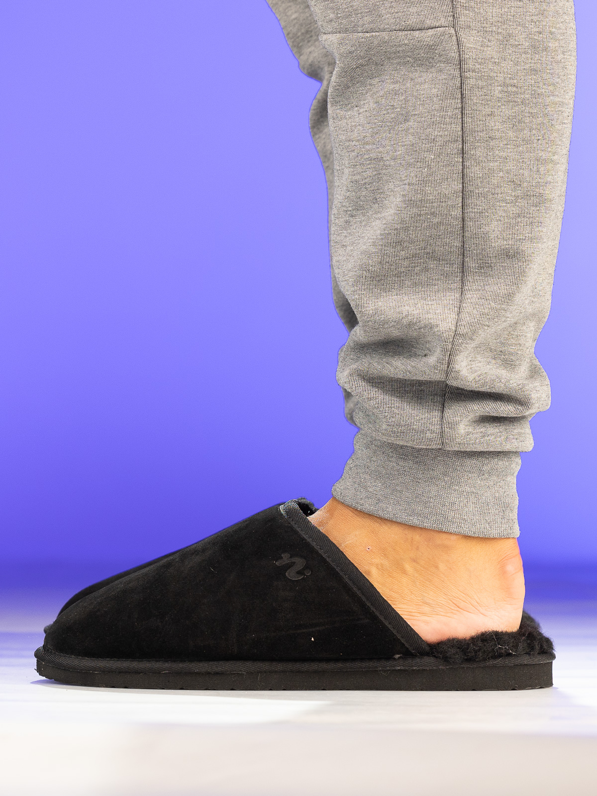 Noodles - Hut Wool Slipper Black - Trapes Sko