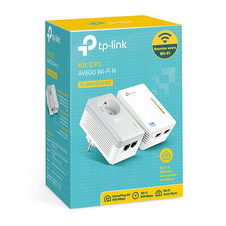 Kit 2X CPL AV600 + WiFi N300 TP-Link