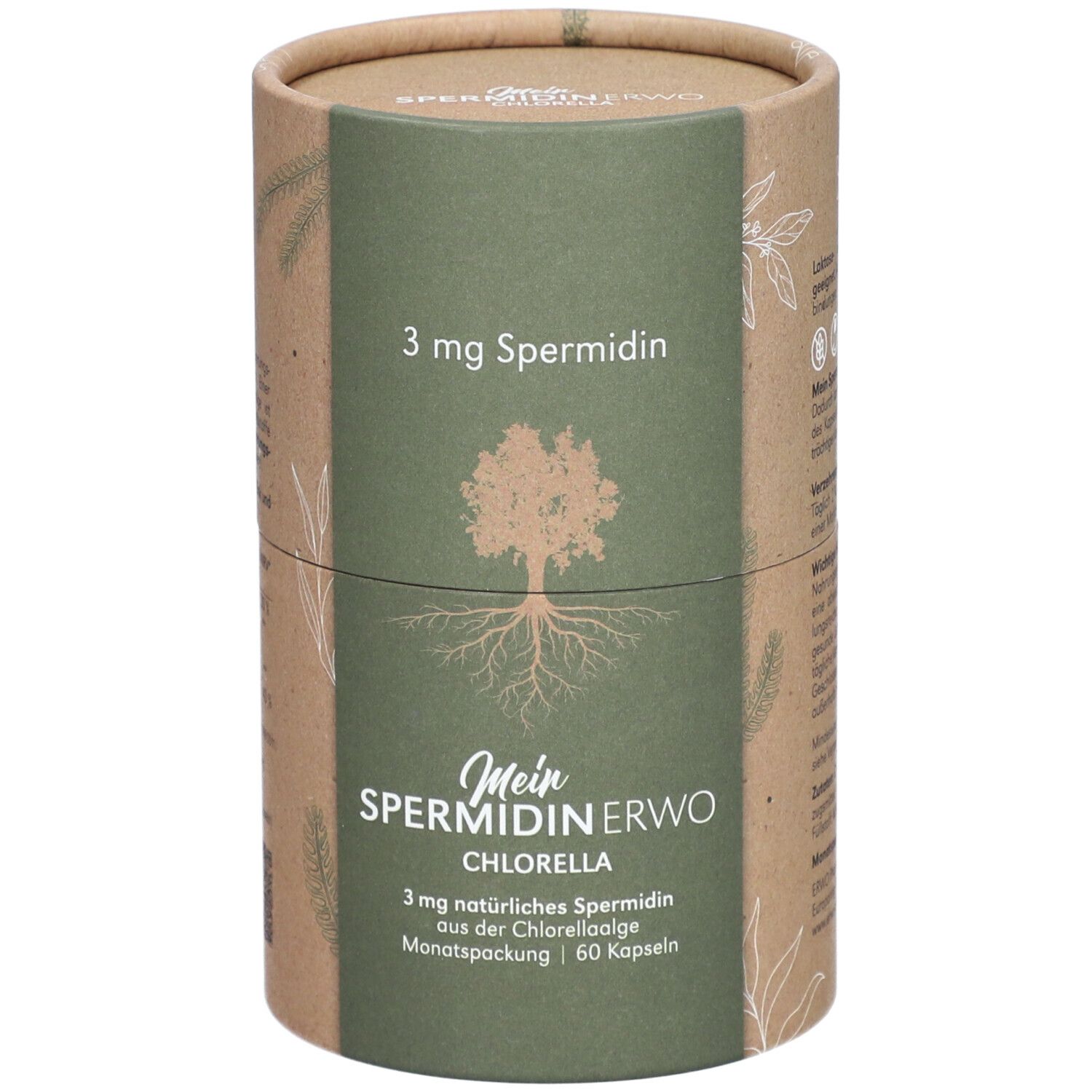 Mein SpermidinERWO Chlorella Kapseln
