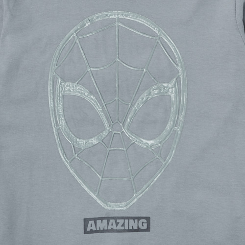 TEAM HEROES  - T-SHIRT SPIDER-MAN - Gris